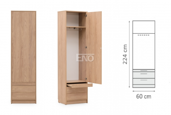 Skříň Basic vertikální - S