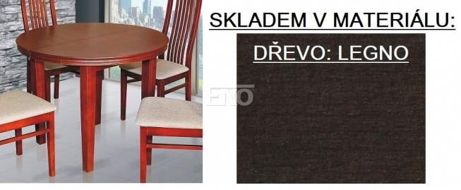 Jídelní stůl Artus (90) - kulatý, legno - SKLADEM